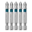 Bits Phillips PH2 50mm 5pcs Aço Liga S2 Gross