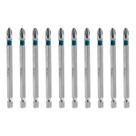 Bits Phillips Ph2 90mm 10pçs Cr-Mo Aço S2 Gross