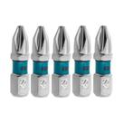 Bits phillips ph2, aco cromo molibdenio, 25mm, 5pcs // gross