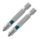 Bits phillips ph2, aco cromo molibdenio, 50mm, 2pcs // gross