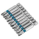 Bits phillips ph3, aco cromo molibdenio, 50mm, 10pcs // gross