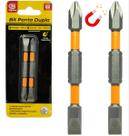 Bits Pontas Duplas Magnéticas 70 mm. 2 peças Philips e Fenda SQ-4314