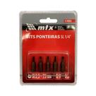 Bits Ponteira Fenda 1/4 Sl 3.5mm X 25mm Kit 5 Pçs - Mtx
