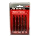 Bits Ponteira Fenda 1/4 Sl 3.5mm X 75mm Kit 5 Pçs - Mtx