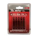 Bits Ponteira Fenda 1/4 Sl 4.5mm X 50mm Kit 5 Pçs F.l - Mtx