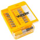 Bits Ponteiras CRV 15 Peças Engate Rápido 1/4" Vonder