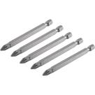 Bits Pozidrive com Encaixe de 1/4" e Ponta nº 2 de 75mm com 5 Peças - 3538302075 - VONDER Bits Pozidrive com Encaixe de 1/4" e Ponta nº 2 de 75mm com 5 Peças - 3538302075 - VONDER