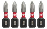 Bits Shockwave Phillips Ph1 5 Unidades Milwaukee 48324661 Bits Shockwave Phillips Ph1 5 Unidades Milwaukee 48324661