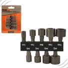 Bits Soquete Canhão Sextavado Profissional haste 1/4" em Kit