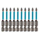 Bits torcao ph1 ferramentas de impacto aco 50mm 10pcs gross