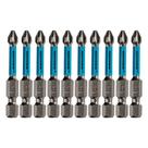 Bits torcao ph2 de impacto cromo molibdenio 50mm 10pcs gross