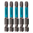 Bits torcao ph3, para ferramentas de impacto, aco cromo molibdenio, 50mm, 5pcs // gross