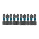 Bits torcao pz2, para ferramentas de impacto, aco cromo molibdenio, 25mm, 10pcs // gross Bits torcao pz2, para ferramentas de impacto, aco cromo molibdenio, 25mm, 10pcs // gross
