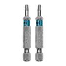 Bits torx t10, aco cromo molibdenio, 50mm, 2pcs // gross Bits torx t10, aco cromo molibdenio, 50mm, 2pcs // gross