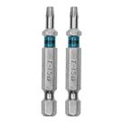 Bits torx t15, aco cromo molibdenio, 50mm, 2pcs // gross