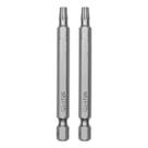 Bits Torx T25 Cromo Vanádio 75mm 2pcs MTX Haste 1/4''