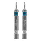 Bits torx t6, aco cromo molibdenio, 50mm, 2pcs // gross