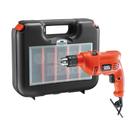 Black+decker Furadeira de Impacto de 3/8 Pol. (10mm) 560w 2.800 Rpm com Maleta 220v Tm500k Black+decker Furadeira de Impacto de 3/8 Pol. (10mm) 560w 2.800 Rpm com Maleta 220v Tm500k
