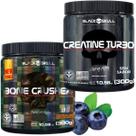 Black Skull Creatina Turbo Pote 300g + Pré Treino Bone Crusher 300g
