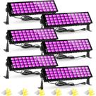 Blacklight Bar TigQiang 120W LED, pacote com 6 unidades para 500 m² com interruptor+plugue
