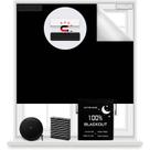 Blackout Blind BirdNest Magnetic Black 300x145cm