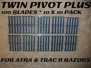 Blades Personna Twin Pivot Plus 100 lâminas (pacote de 10 x 10 a granel)
