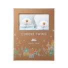 Blankie Angel Dear Cuddle Twins Blue Bear Poliéster Blankie Angel Dear Cuddle Twins Blue Bear Poliéster
