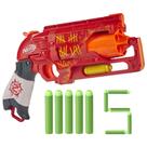 Blaster Nerf Zombie Strike Hammershot com 5 dardos vermelhos