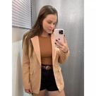 Blazer Alfaiataria Caramelo
