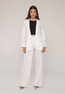 Blazer Alfaiataria Lapela Alongada Branco Salvatore