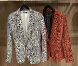 Blazer alfaiataria laranja