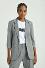 Blazer Alfaiataria Mini Xadrez My Place