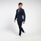 Blazer alfaiataria slim azul marinho docthos