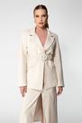 Blazer Alfaiataria Slim Capital - Natural