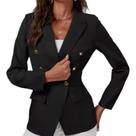 Blazer Alfaiataria Terninho Social com Botão Acinturado