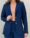 BLAZER ALFAIATARIA YEGRINA cor:Azul marinhoTamanho:M