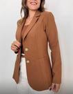 BLAZER ALFAIATARIA YEGRINA cor:CanelaTamanho:P