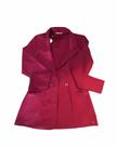 Blazer Alongado Rosa Escuro