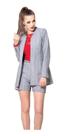 Blazer Alongado Xadrez Bolso Panochik