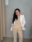 blazer branco alfaiataria