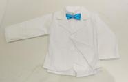 Blazer Branco com Camisa Social e Gravata Infantil 4/5 Anos Blazer Branco com Camisa Social e Gravata Infantil 4/5 Anos