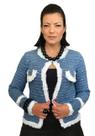 Blazer Casaqueto Tricot Tweed Estruturado
