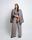 Blazer Cinza Alfaiataria Sofisticado