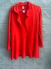 Blazer cor laranja Traje fino modal -Tamanho P