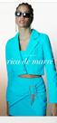 Blazer cropped manga longa myft feminino