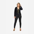 Blazer d'italy feminina (4985) - preto