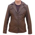 Blazer de Couro Feminino SV7524 - Marrom