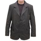 Blazer de Couro Masculino SV7526 - Preto