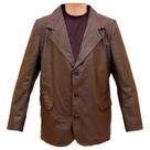 Blazer de Couro Masculino SV7527 - Marrom