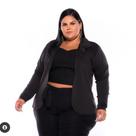 Blazer De Neoprene Plus Size